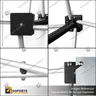 PANEL ARAÑA PAI RECTO DOBLE GRAFICA 1 CUERPO (75*230 CMS) +CARRO BASICO +LAMINAS PAI +FOCOS HALOGENO, foto 7