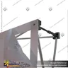 PANEL ARAÑA TEXTIL CURVO 3 CUERPOS (210*230 CMS) + CARRO BASICO + FOCOS HALOGENO, foto 6