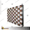 PANEL ARAÑA TEXTIL RECTO DOBLE GRAFICA 4 CUERPOS (300*230 CMS) + CARRO BASICO + FOCOS HALOGENO, foto 1