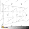 PANEL ARAÑA TEXTIL RECTO DOBLE GRAFICA 6 CUERPOS (450*230 CMS) + CARRO BASICO + FOCOS HALOGENO, foto 2