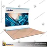 PANEL PUBLICITARIO TUBO TEXTIL CONCAVO 600*230 CMS + CARRO BASICO + FOCOS HALOGENO, foto 1