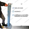 PEDESTAL SANITARIO METALICO DISPENSADOR ALCOHOL GEL MANOS LIBRES BASE REDONDA, foto 2