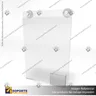 PORTA FOLLETO EN PORTA GRAFICA ACRILICO A3 (29.7*42 CMS) FORMATO MURO VERTICAL 2.5 MM, foto 3