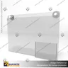 PORTA FOLLETO EN PORTA GRAFICA ACRILICO A4 (21*29.7 CMS) FORMATO MURO HORIZONTAL 2 MM, foto 3