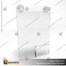 PORTA FOLLETO EN PORTA GRAFICA ACRILICO A4 (21*29.7 CMS) FORMATO MURO VERTICAL 2 MM, foto 2