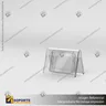 PORTA FOLLETO EN PORTA GRAFICA ACRILICO A6 (10.5*14.8 CMS) FORMATO A HORIZONTAL 1.5 MM, foto 6