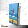 PORTA FOLLETO EN PORTA GRAFICA ACRILICO A6 (10.5*14.8 CMS) FORMATO MURO VERTICAL 1.5 MM, foto 1