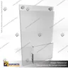 PORTA GRAFICA ACRILICO CON TARJETERO A5 (14.8*21 CMS) MURO VERTICAL 2 MM + SET EMBELLECEDOR, foto 1