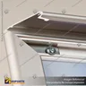 PORTA GRAFICA MARCO CLIP ALUMINIO FORMATO A3 (29.7*42 CMS) (C5), foto 9