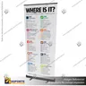 PORTA PENDON ROLLER EURO BASE COLOR NEGRO 80*200 CMS (C12), foto 2