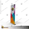 PORTA PENDON ROLLER PRO BASE COLOR ALUMINIO 80*200 CMS (C4), foto 5