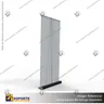 PORTA PENDON ROLLER PRO BASE COLOR NEGRO 80*200 CMS (C4), foto 5