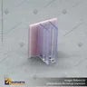 PORTA STOPPER CON ADHESIVO 25*10*25 MM ESPESOR GRAFICA 1-2 MM, foto 7