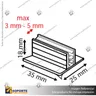PORTA STOPPER CON ADHESIVO 35*18*25 MM ESPESOR GRAFICA 3-5 MM, foto 6