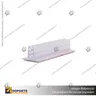 PORTA STOPPER CON ADHESIVO 75*14*25 MM ESPESOR GRAFICA 1-3 MM, foto 2