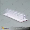 PORTA STOPPER CON ADHESIVO 75*14*25 MM ESPESOR GRAFICA 1-3 MM, foto 3