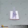 PORTA STOPPER CON ADHESIVO 75*14*25 MM ESPESOR GRAFICA 1-3 MM, foto 4