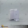 PORTA STOPPER FLEXIBLE CON ADHESIVO 25*20*25 MM ESPESOR GRAFICA 2-3 MM, foto 4