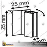 PORTA STOPPER FLEXIBLE CON ADHESIVO 25*20*25 MM ESPESOR GRAFICA 2-3 MM, foto 8