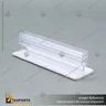 PORTA STOPPER FLEXIBLE CON ADHESIVO 75*20*25 MM ESPESOR GRAFICA 2-3 MM, foto 3