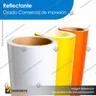 REFLECTANTE GRADO COMERCIAL DE IMPRESION - NARANJO REFLECTANTE - 62 CMS - ROLLO 45.7 MTS, foto 1