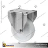 RUEDA FIJA BLANCA DE ACERO INOXIDABLE - 250 KG