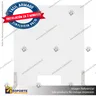 SEPARADOR DE MESON ACRILICO 4 MM 80*58 CMS HORIZONTAL CON VENTANILLA CON ESCUADRA ABS PARA ARMADO, foto 5