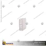 SOPORTE GRAFICA DOBLE STOPPER 25*22 MM ESPESOR GRAFICA 1-5 MM, foto 2