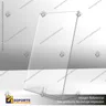 TARJETERO EN PORTA GRAFICA ACRILICO A3 (29.7*42 CMS) FORMATO L VERTICAL 2.5 MM, foto 3