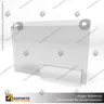 TARJETERO EN PORTA GRAFICA ACRILICO A5 (14.8*21 CMS) FORMATO MURO HORIZONTAL 1.5 MM, foto 2