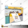 TARJETERO EN PORTA GRAFICA ACRILICO A6 (10.5*14.8 CMS) FORMATO MURO HORIZONTAL 1.5 MM, foto 1