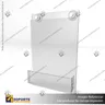 TARJETERO EN PORTA GRAFICA ACRILICO A6 (10.5*14.8 CMS) FORMATO MURO VERTICAL 1.5 MM, foto 3