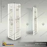 TOTEM PUBLICITARIO TRIPLE GRAFICA 90*215 CMS (C5), foto 2