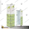 TOTEM PUBLICITARIO TRIPLE GRAFICA 90*215 CMS (C5), foto 5