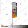 MASTIL RECTO ALUMINIO 420*90 CMS PARA BANDERA PUBLICITARIA, foto 5