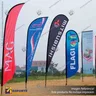 MASTIL CURVO VELA PRO 320*80 CMS (340 CMS) PARA BANDERA PUBLICITARIA (C30), foto 3