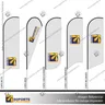 MASTIL CURVO VELA PRO 320*80 CMS (340 CMS) PARA BANDERA PUBLICITARIA (C30), foto 8