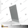 PORTA GRAFICA ACRILICO A4 (21*29.7 CMS) FORMATO L VERTICAL 1.7 MM (C12), foto 9
