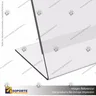 PORTA GRAFICA ACRILICO A3 (29.7*42 CMS) FORMATO L HORIZONTAL 2.5 MM (C6), foto 7
