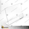 PORTA FOLLETO EN PORTA GRAFICA ACRILICO A3 (29.7*42 CMS) FORMATO L HORIZONTAL 2.5 MM, foto 3