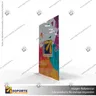 PORTA GRAFICA ACRILICO A5 (14.8*21 CMS) FORMATO T VERTICAL 1.7 MM (C12), foto 1
