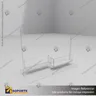 TARJETERO EN PORTA GRAFICA ACRILICO A5 (14.8*21 CMS) FORMATO T HORIZONTAL 1.5 MM, foto 1