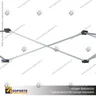 CONECTOR X ALUMINIO REDONDO PARA PANEL ARAÑA PAI CURVO, foto 4
