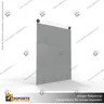 PORTA GRAFICA ACRILICO A4 (21*29.7 CMS) FORMATO MURO VERTICAL 2.0 MM + SET EMBELLECEDORES, foto 4