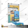 PORTA GRAFICA ACRILICO CON PORTA FOLLETO A4 (21*29.7 CMS) MURO VERTICAL 2 MM + SET EMBELLECEDOR, foto 5