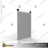 PORTA GRAFICA ACRILICO A5 (14.8*21 CMS) FORMATO MURO VERTICAL 1.5 MM + SET EMBELLECEDORES, foto 3