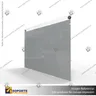 PORTA GRAFICA ACRILICO A3 (29.7*42 CMS) FORMATO MURO HORIZONTAL 2.5 MM + SET EMBELLECEDORES, foto 6