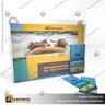 PORTA GRAFICA ACRILICO CON PORTA FOLLETO A3 (29.7*42 CMS) MURO HORIZONTAL 2 MM + VENTOSAS, foto 5