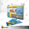 PORTA GRAFICA ACRILICO CON PORTA FOLLETO A4 (21*29.7 CMS) MURO HORIZONTAL 2 MM + VENTOSAS, foto 5