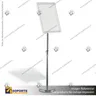 PORTA GRAFICA MARCO CLIP ALUMINIO CON PEDESTAL AJUSTABLE FORMATO A3 (29.7*42 CMS) (C10), foto 9